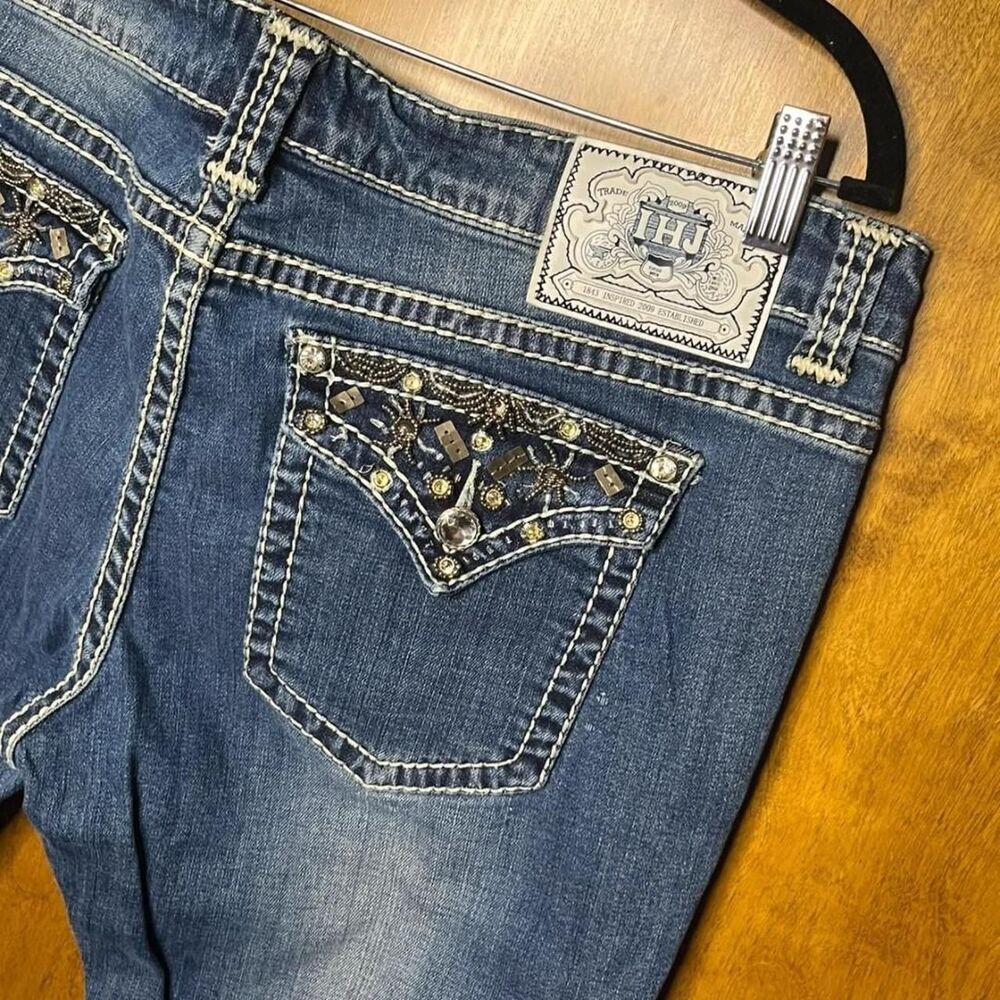 Iron Horse Women's Blue and Navy Jeans - Picture 4 of 7